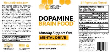 NS Natural Stacks Dopamine Brain Food - supplement