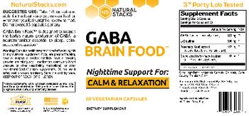 NS Natural Stacks GABA Brain Food - supplement