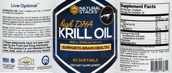 NS Natural Stacks High DHA Krill Oil - supplement