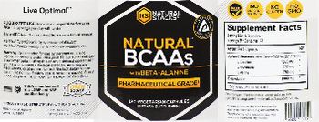 NS Natural Stacks Natural BCAAs With Beta-Alanine - supplement