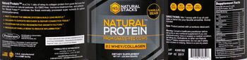NS Natural Stacks Natural Protein Vanilla Bean - supplement
