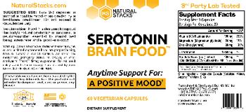 NS Natural Stacks Serotonin Brain Food - supplement