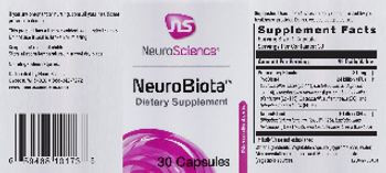 NS NeuroScience NeuroBiota - supplement