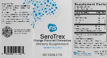 NS SeroTrex Orange Flavored Chewables - supplement