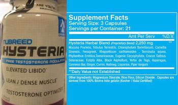 Nubreed Hysteria - supplement