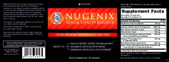 Nugenix Nugenix Sexual Vitality Booster - supplement