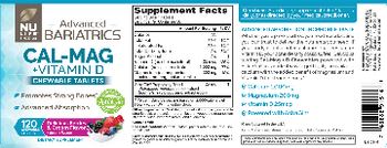 NuLife Advanced Bariatrics Cal-Mag +Vitamin D Delicious Berries & Cream Flavor - supplement