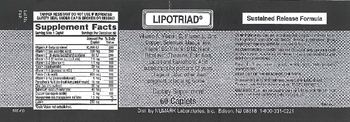 Numark Laboratories Lipotriad - supplement
