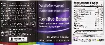 NuMedica Cognitive Balance - supplement