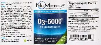 NuMedica D3-5000 - supplement