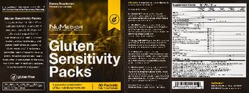 NuMedica Gluten Sensitivity Packs - supplement