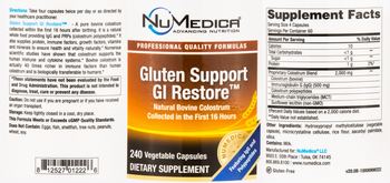 NuMedica Gluten Support GI Restore - supplement