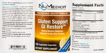 NuMedica Gluten Support GI Restore - supplement