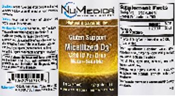 NuMedica Gluten Support Micellized D3 1,200 IU - supplement