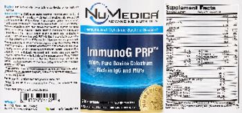 NuMedica ImmunoG PRP - supplement