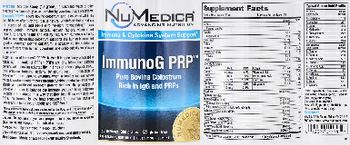 NuMedica ImmunoG PRP - supplement