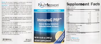 NuMedica ImmunoG PRP - supplement