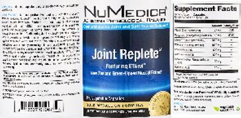 NuMedica Joint Replete - supplement
