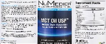 NuMedica MCT Oil USP - supplement