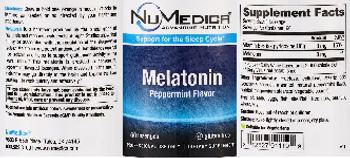 NuMedica Melatonin Peppermint Flavor - supplement
