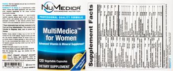 NuMedica MultiMedica for Women - advanced vitamin mineral supplement