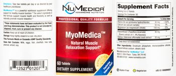 NuMedica MyoMedica - supplement