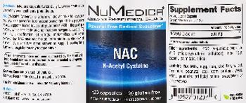 NuMedica NAC N-Acetyl Cysteine - supplement
