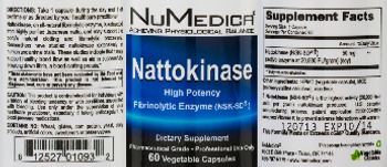 NuMedica Nattokinase - supplement