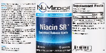 NuMedica Niacin SR - supplement