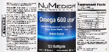 NuMedica Omega 600 USP - supplement