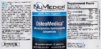 NuMedica OsteoMedica - supplement