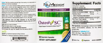 NuMedica OsteoV SC - supplement