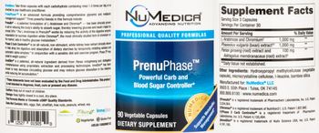 NuMedica PrenuPhase - supplement