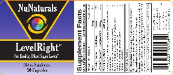 NuNaturals LevelRight - supplement