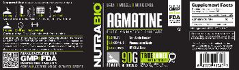 NuraBio Agmatine 90 G - supplement
