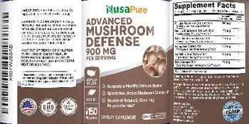 NusaPure Advanced Mushroom Defense 900 mg - supplement
