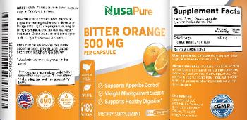 NusaPure Bitter Orange 500 mg - supplement