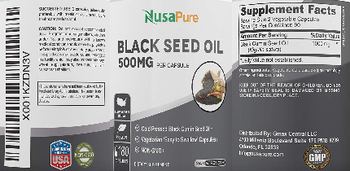 NusaPure Black Seed Oil 500 mg - supplement