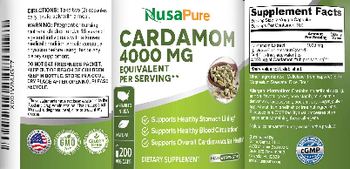 NusaPure Cardamom - supplement