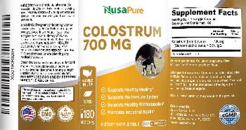 NusaPure Colostrum 700 mg - supplement