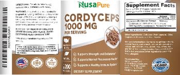 NusaPure Cordyceps 1000 mg - supplement