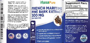 NusaPure French Maritime Pine Bark Extract 300 mg - supplement