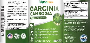 NusaPure Garcinia Cambogia - supplement