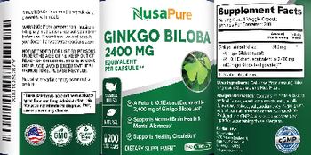 NusaPure Ginkgo Biloba - supplement