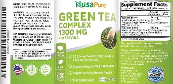 NusaPure Green Tea Complex 1300 mg - supplement