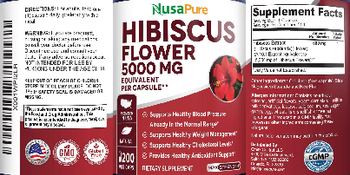 NusaPure Hibiscus Flower 5000 mg - supplement