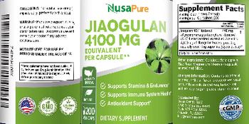 NusaPure Jiaogulan 4100 mg - supplement