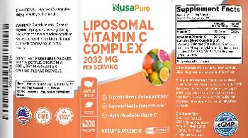 NusaPure Liposomal Vitamin C Complex 2032 mg - supplement
