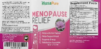 NusaPure Menopause Relief - supplement