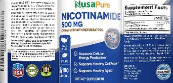 NusaPure Nicotinamide 500 mg - supplement